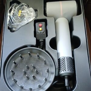 Professional Gray Hair Dryer with Diffuser